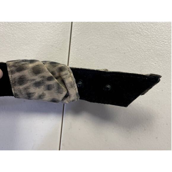 MONIQUE LHUILLIER Knot Animal Print Snap Belt Size M main image 8